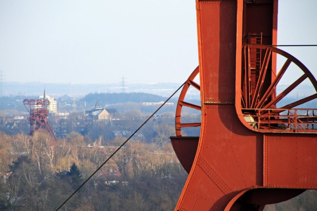 Förderturm im Ruhr